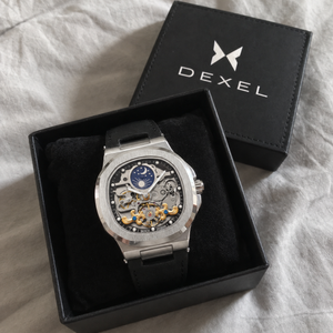 ボックスに入ったDexel Lunar Silver Black